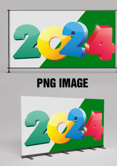 Bộ Số 2024 - Con Rồng Trang Trí Tết Giáp Thìn 001