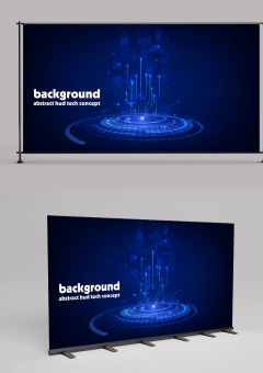 Background Abstract Hud Tech Concept 2406002