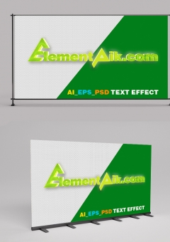 Blue Nature 3D Text Effect 2406013