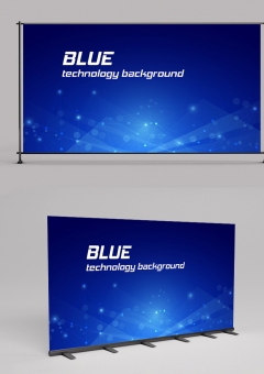 Blue Technology Background Vector 2406005