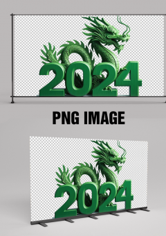 Bộ Số 2024 - Con Rồng Trang Trí Tết Giáp Thìn 007