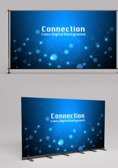 Connection Lines Digital Background 2406008