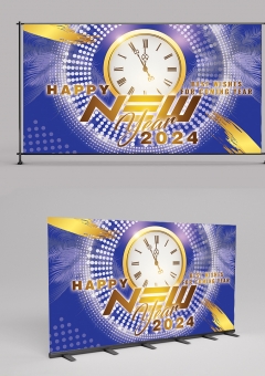 Fairy White Happy New Year Poster 006