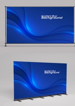 Gradient Blue Background 2406011
