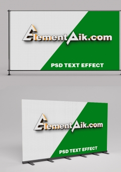 White Face Gold 3D Text Effect 2406051