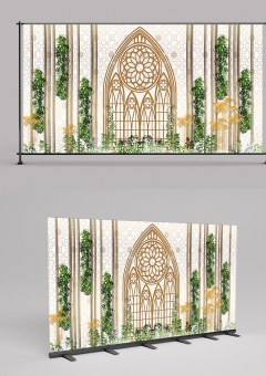 Romantic Pattern Wedding Background 2406004