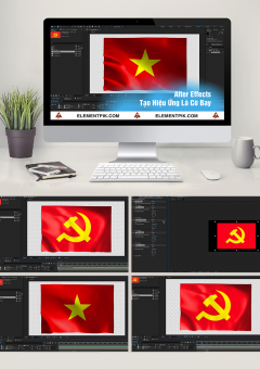 Tạo Hiệu Ứng Lá Cờ Bay Trong After Effects 2024