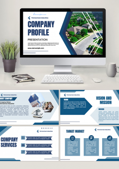 Company Profile PowerPoint Template 004