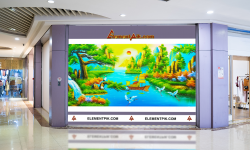 Tranh Phong Cảnh Sơn Dầu 3D Cảnh Làng Quê - 0324013