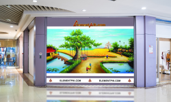 Tranh Phong Cảnh Sơn Dầu 3D Cảnh Làng Quê - 0324014