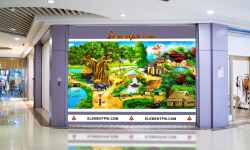 Tranh Phong Cảnh Sơn Dầu 3D Cảnh Làng Quê - 0324018