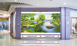 Tranh Phong Cảnh Sơn Dầu 3D Cảnh Làng Quê - 0324023