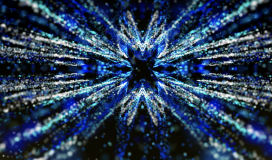 Blue Particles Background Loop 120724025