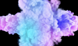 Collision Of Two Streams Festival Colored Smoke 130724004