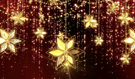 Gold Flowers Motion Graphics 140724017