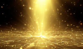 The Line Particles Yellow Light 170724010