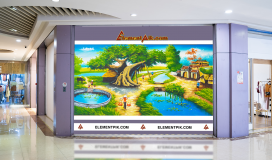 Tranh Phong Cảnh Sơn Dầu 3D Cảnh Làng Quê - 0324001