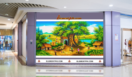 Tranh Phong Cảnh Sơn Dầu 3D Cảnh Làng Quê - 0324002