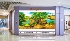 Tranh Phong Cảnh Sơn Dầu 3D Cảnh Làng Quê - 0324005