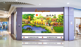 Tranh Phong Cảnh Sơn Dầu 3D Cảnh Làng Quê - 0324006