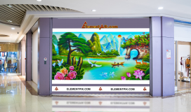 Tranh Phong Cảnh Sơn Dầu 3D Cảnh Làng Quê - 0324007
