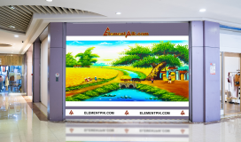 Tranh Phong Cảnh Sơn Dầu 3D Cảnh Làng Quê - 0324009