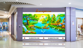 Tranh Phong Cảnh Sơn Dầu 3D Cảnh Làng Quê - 0324013