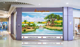 Tranh Phong Cảnh Sơn Dầu 3D Cảnh Làng Quê - 0324016