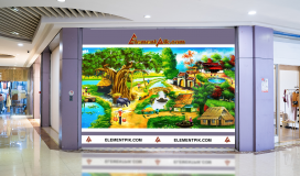 Tranh Phong Cảnh Sơn Dầu 3D Cảnh Làng Quê - 0324018
