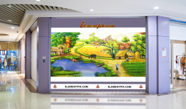 Tranh Phong Cảnh Sơn Dầu 3D Cảnh Làng Quê - 0324024
