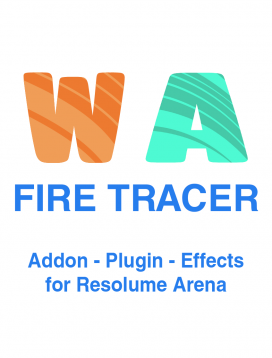 Fire Tracer _Addon|Plugin|Effects|Wire_Resolume Arena_All