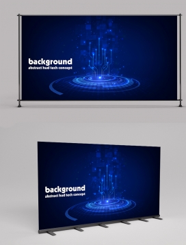 Background Abstract Hud Tech Concept 2406002