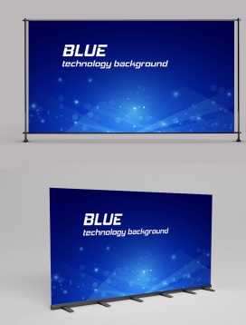Blue Technology Background Vector 2406005
