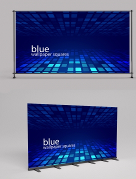 Blue Wallpaper Squares 2406006
