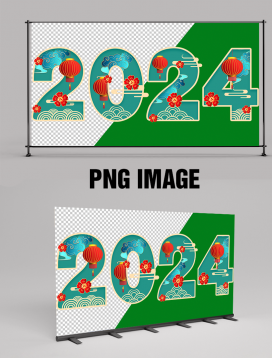 Bộ Số 2024 - Con Rồng Trang Trí Tết Giáp Thìn 006