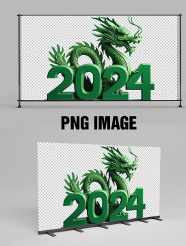 Bộ Số 2024 - Con Rồng Trang Trí Tết Giáp Thìn 007