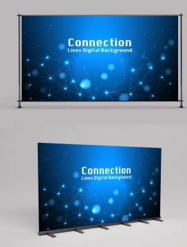Connection Lines Digital Background 2406008