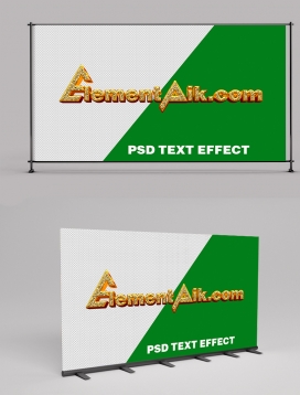 Diamond Face Gold 3D Text Effect 2406022