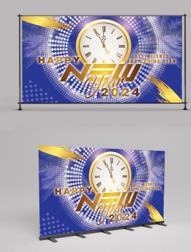 Fairy White Happy New Year Poster 006