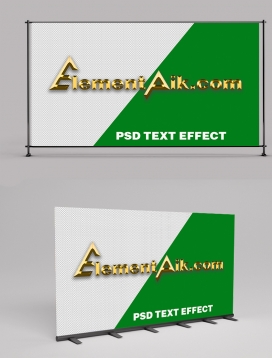 Fine Golden Metal 3D Text Effect 2406024