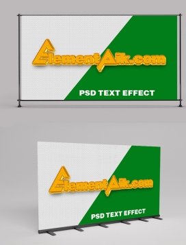 Gold Border 3D Text Effect 2406028