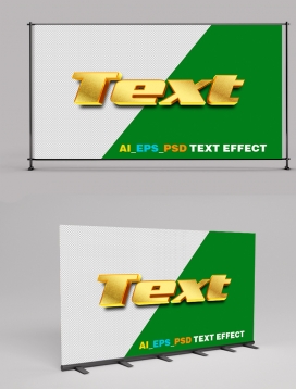Golden Editable Text Effect Metallic Shiny Style 2406033