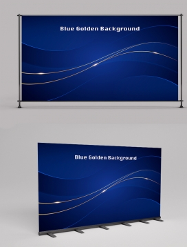 Luxury Blue Golden Background 2406014