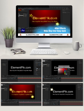 Hiệu Ứng Chữ Vàng Gold Trong Adobe After Effects