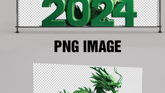 Bộ Số 2024 - Con Rồng Trang Trí Tết Giáp Thìn 007