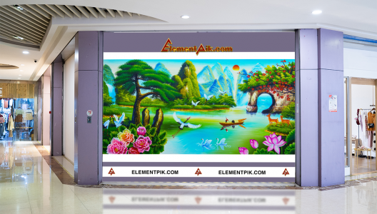 Tranh Phong Cảnh Sơn Dầu 3D Cảnh Làng Quê - 0324007